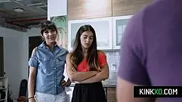 oh yeah kitty carrera and sofie reyez in wild threesome blowjob