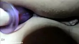 my wife playin with 21 year old butt plug - karina n lucas