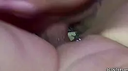 surprising discovery during private moment turns into intense session