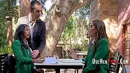 Teen Students In Uniform Join Free Use Book Club!