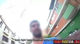 Marcela sucked big white dick and enjoyed deepthroat