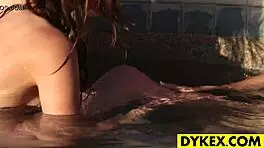 Outdoor Lesbian Fun With Two Hot Gals