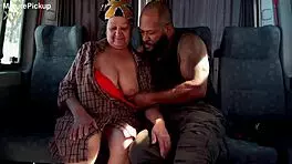 fat 72 years old mom picked up for anal bus sex