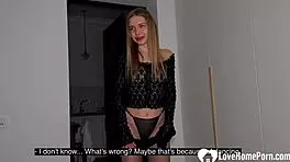 busted cheating babe still wearing her plug from last night