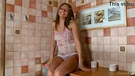 Tanned Beauty Sienna C Explores With A Large Toy