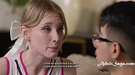 Cheerleader chooses nerd over jock for virginity loss, Melody Marks Diego Perez