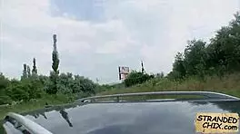 stranded teen babe fucks for ride home marina visconti