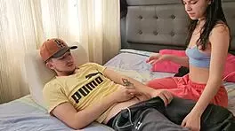 laura helps partner with pain, gives good sit-ins 😏