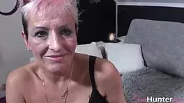 omahunter hot mature lady and teen lesbian trying strapon fuck