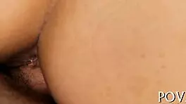 Pornstar Natasha Nice Endures Rough Doggystyle Fucking in Ghetto POV