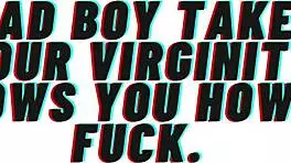 audio roleplay bad boy takes your virginity and teaches fucking