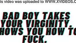 audio roleplay bad boy takes your virginity and teaches fucking