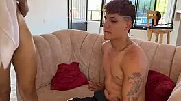 Guy Jerking with Panties Latina Craves Hard Fuck