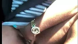 I had hardcore car sex with a big tits ebony milf