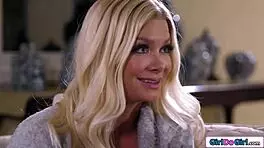 Stepdaughter licking stepmom to jog memory