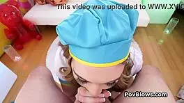 Pov gagging thick teen cutie in sexy outfit?