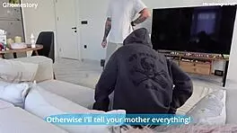 She Gets Rough Punishment In Her Tight Ass For Skipping Classes