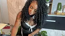 Black employee seduces young boss's son with jerk off instructions