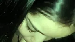 Novinha debora prado fazendo sexo oral profundo durante a noite