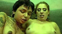 Superhot teen in foursome with hung guys!