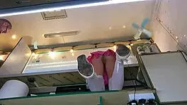 Boss Plays With Sexy Shop Assistant Pussy During Customer Talk