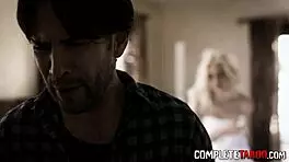 a petite blonde teen endures anal toys and spitroasting