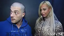 Chap with biggest boner shoves his love tool in shemales ass