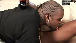 royce rae enjoys deepthroating big black cock before doggystyle.