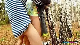 Every Young Man Dreams of Passionate Outdoor Sex with a Mature Woman