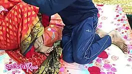 Indian desi hot bhabi sakshi gets her pussy fucked hard in saree with dirty talk