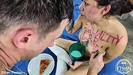 no mercy for puke and piss anal whore anny houston extreme rough