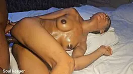 she couldn't handle that big fat black dick pounding her pussy