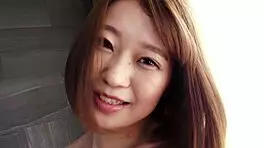 Asuka Suzumura feels intense pussy pleasure during strip