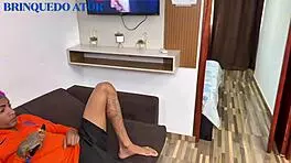 Branquinha Linda's First Time Anal Fingering And Spanking In Outdoor Party