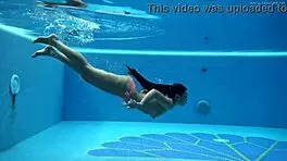 I tease naked hungarian girls swimming in pool