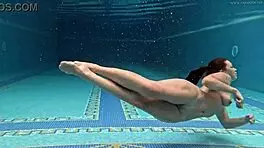 I tease naked hungarian girls swimming in pool