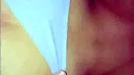 Girl wants fun while sleeping nearby almost seen