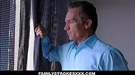 hot blonde teen: i turn on him during yoga then fuck him