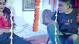 Young indian couple suhaag raat first night sex - dirty hindi audio 😈