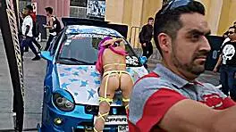 Teen Pussy Outdoor Mexican Pigtails Sailor Fun