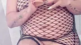 hey, this milf latina rides her dildo to a powerful orgasm at home