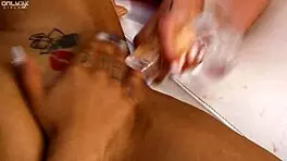 Melody, a teen 18+, and Catalina Devil, latina lesbians with hot tempers, explore each other passionately.