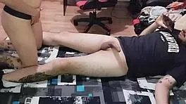 Detailed wild sex follows rich blowjob with young university girl