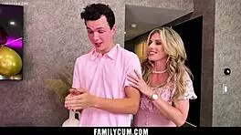 I convinced her to experience her first time in a group fantasy