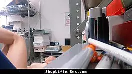 the sweet teen shoplifter gets punished by jack with rough doggystyle and riding