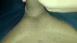 Masturbating this big cock without stopping