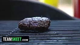 Teamskeet - busty slut lena paul fucked outside