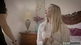 bff convinces guy to fuck virgin girl hard