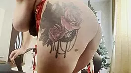 Powerful two fingers stretch tight ass and pussy