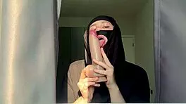 Slutty Muslim Deepthroat Teacher Moaning